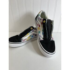 Vans Old Skool "Off the Wall"Checkerboard Low top lace up Shoe Unisex Boy5-G6.5